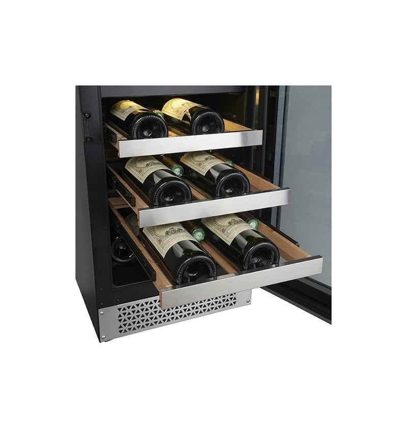 Cavavin Vinoa Collection - 15 in. Wine Cooler in Stainless Steel - 24 Bottle (V-024WDZ)