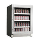 Cavavin Vinoa Collection 24 in. Beverage Center in Stainless Steel - 126 Can/6 Bottle (V-050BVC)
