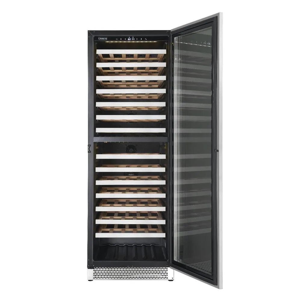 Cavavin Vinoa Collection 24 in. Wine Cooler in Stainless Steel - 153 Bottles (V-153WDZ)