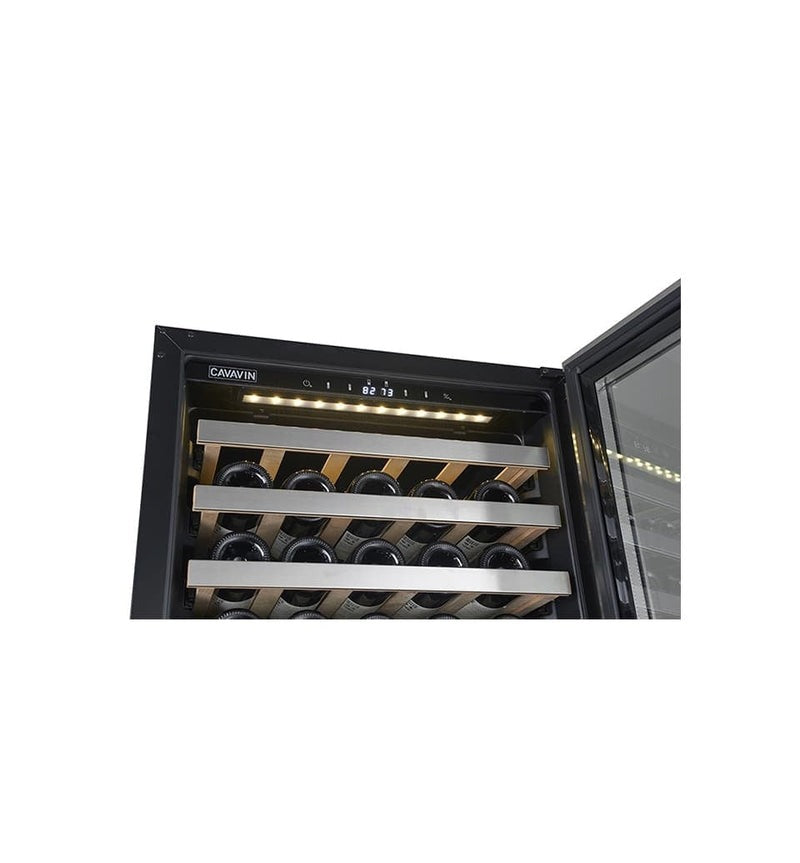 Cavavin Vinoa Collection - 24 in. Wine Cooler in Stainless Steel - 153 Bottle (V-153WDZ)