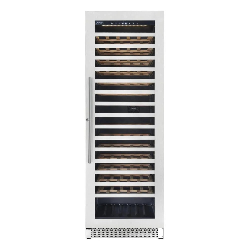 Cavavin Vinoa Collection 24 in. Wine Cooler in Stainless Steel - 163 Bottle (V-163WSZ)