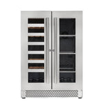 Cavavin Vinoa Collection - 24 in. Beverage Center in Stainless Steel - 66 Can/21 Bottle (V-87WBVC)