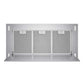 VICTORY Sunset 36 Inch 600 CFM Flush Ceiling Mount Range Hood in Stainless Steel 