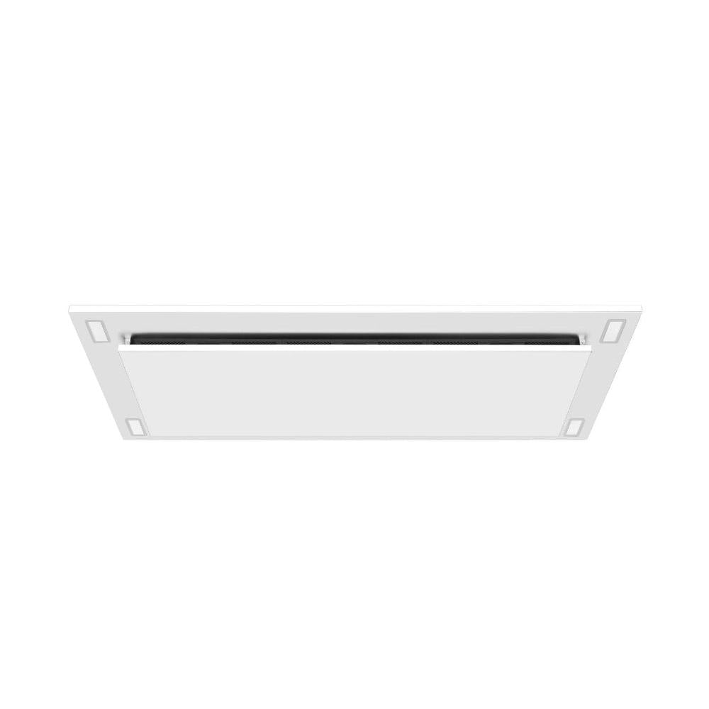 VICTORY Sunset 36 Inch 600 CFM Flush Ceiling Mount Range Hood in White