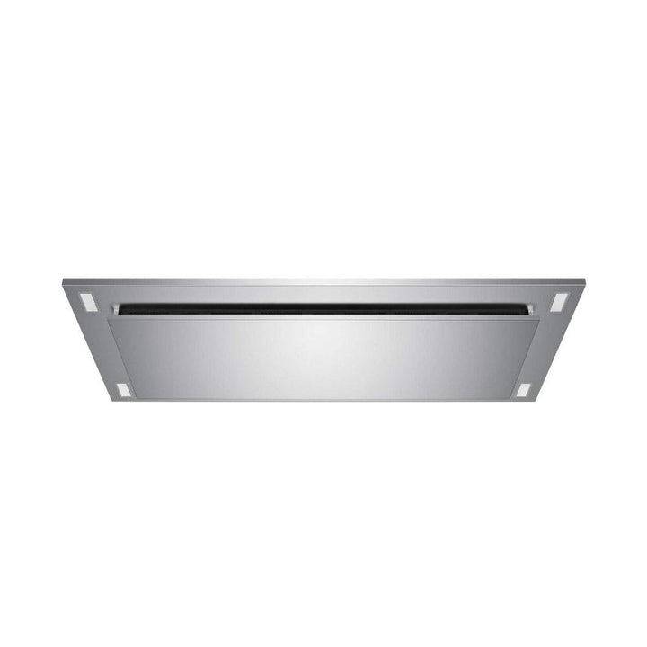 VICTORY Sunset 36 in. 600 CFM Flush Ceiling Mount Range Hood with Stainless Steel, White, and Black Color Options