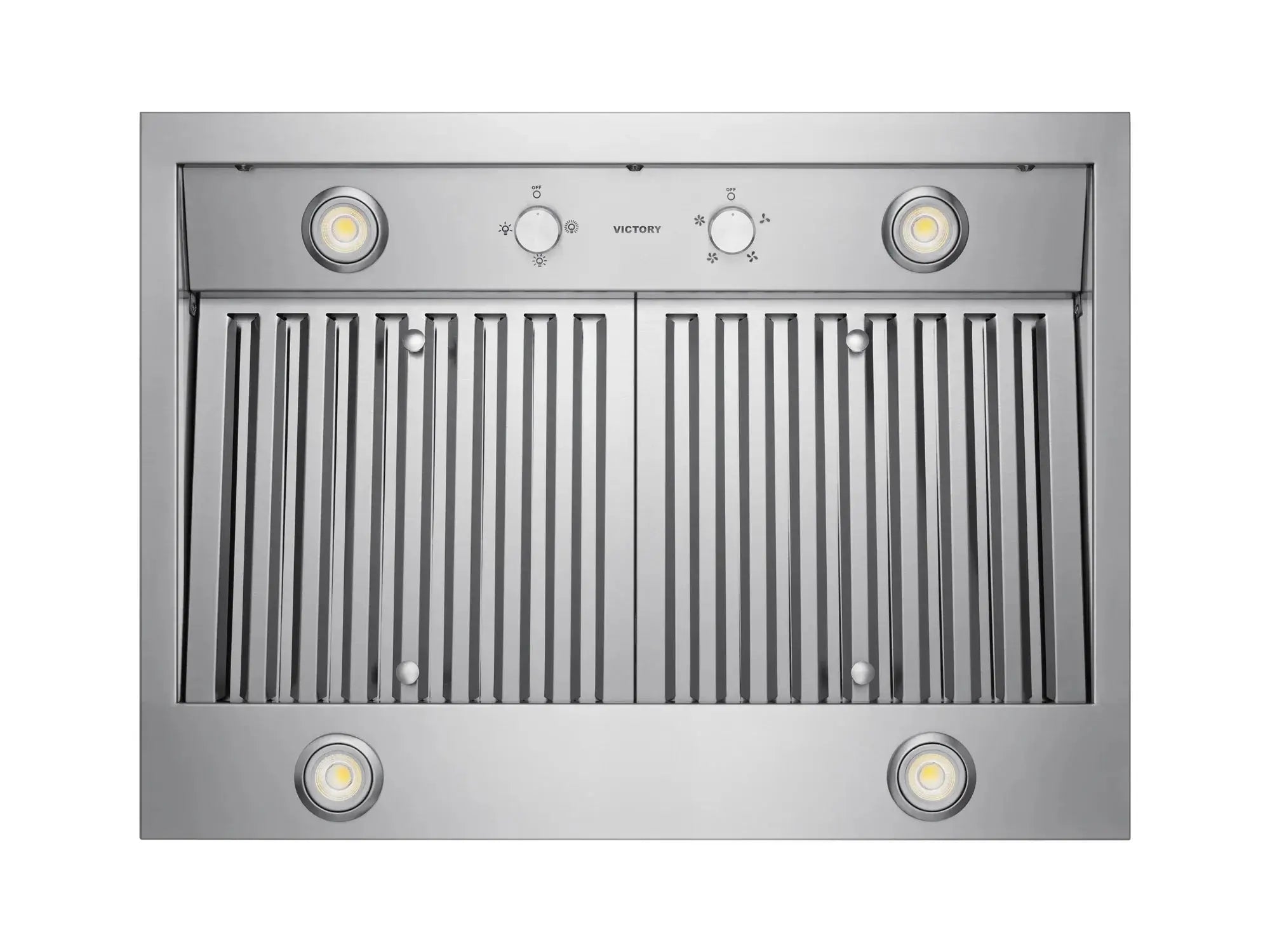 VICTORY Twister 750 CFM Wall Mount Range Hood in Stainless Steel 