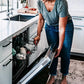 ZLINE 24 in. Stainless Steel Top Control Built-In Dishwasher with Stainless Steel Tub and Modern Style Handle, 52dBa (DW-304-24) 