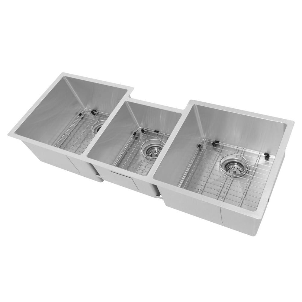 ZLINE 45 in. Breckenridge Undermount Triple Bowl Kitchen Sink with Bottom Grid and Color Options (SLT-45) main image.