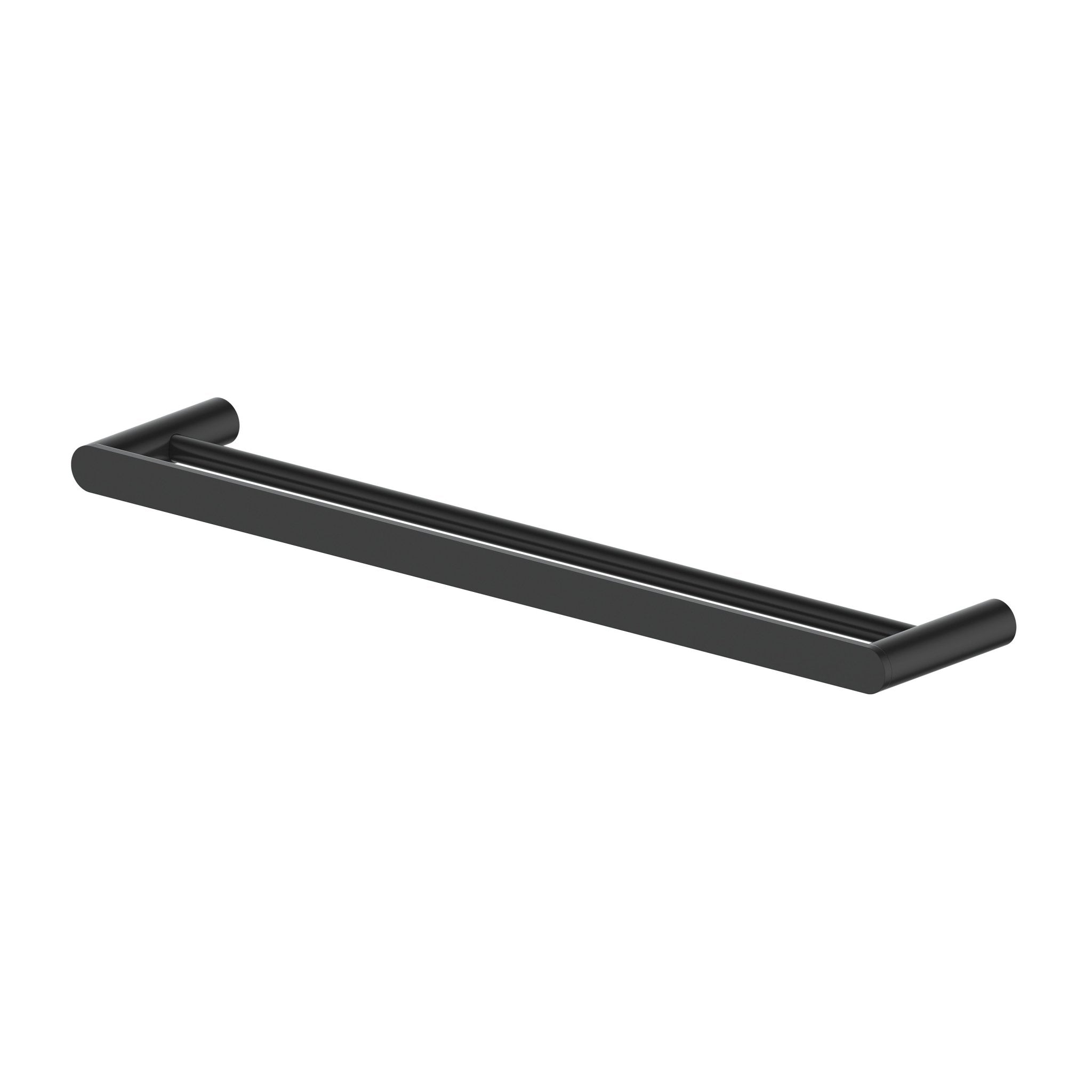 ZLINE Crystal Bay Double Towel Rail in Matte Black