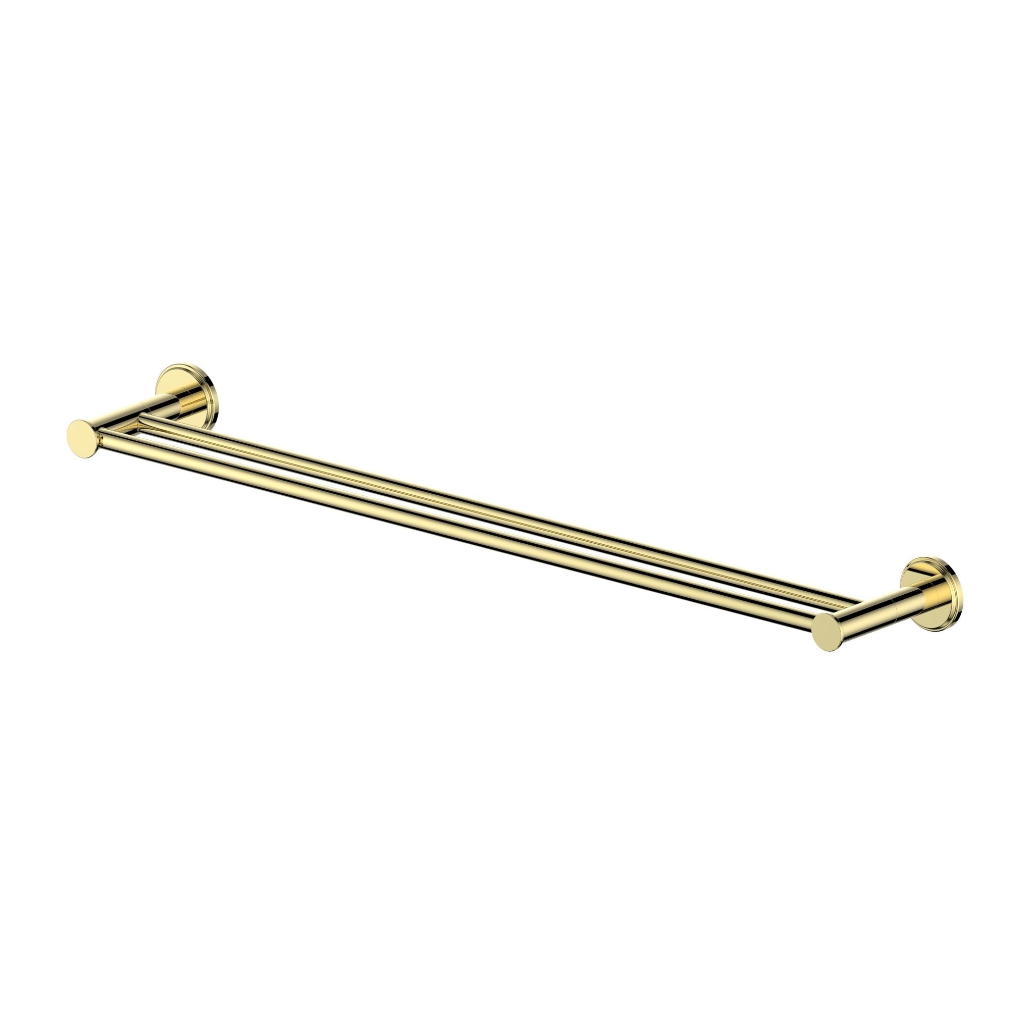 ZLINE El Dorado Double Towel Rail in Polished Gold