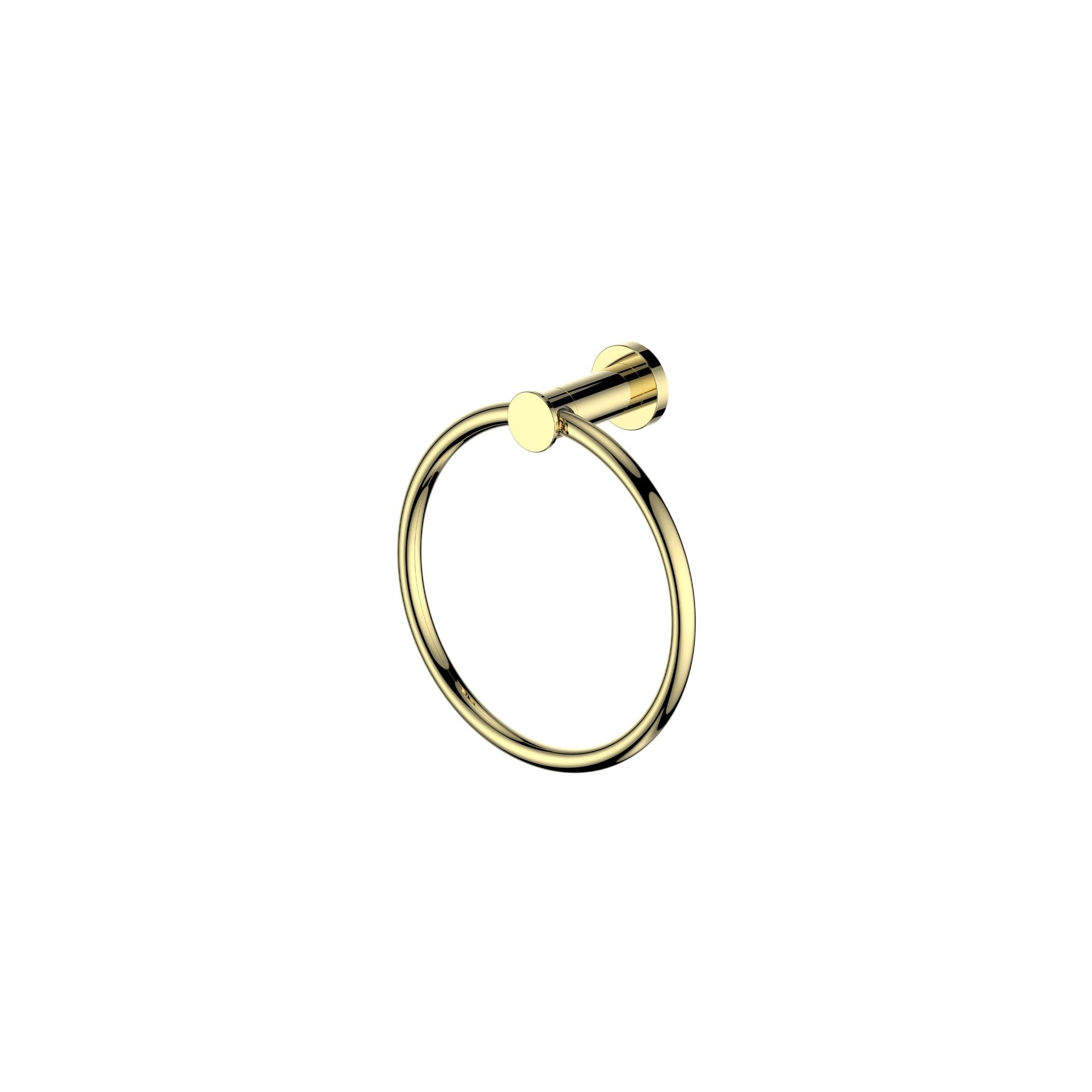 ZLINE Emerald Bay Towel Ring in Polished Gold