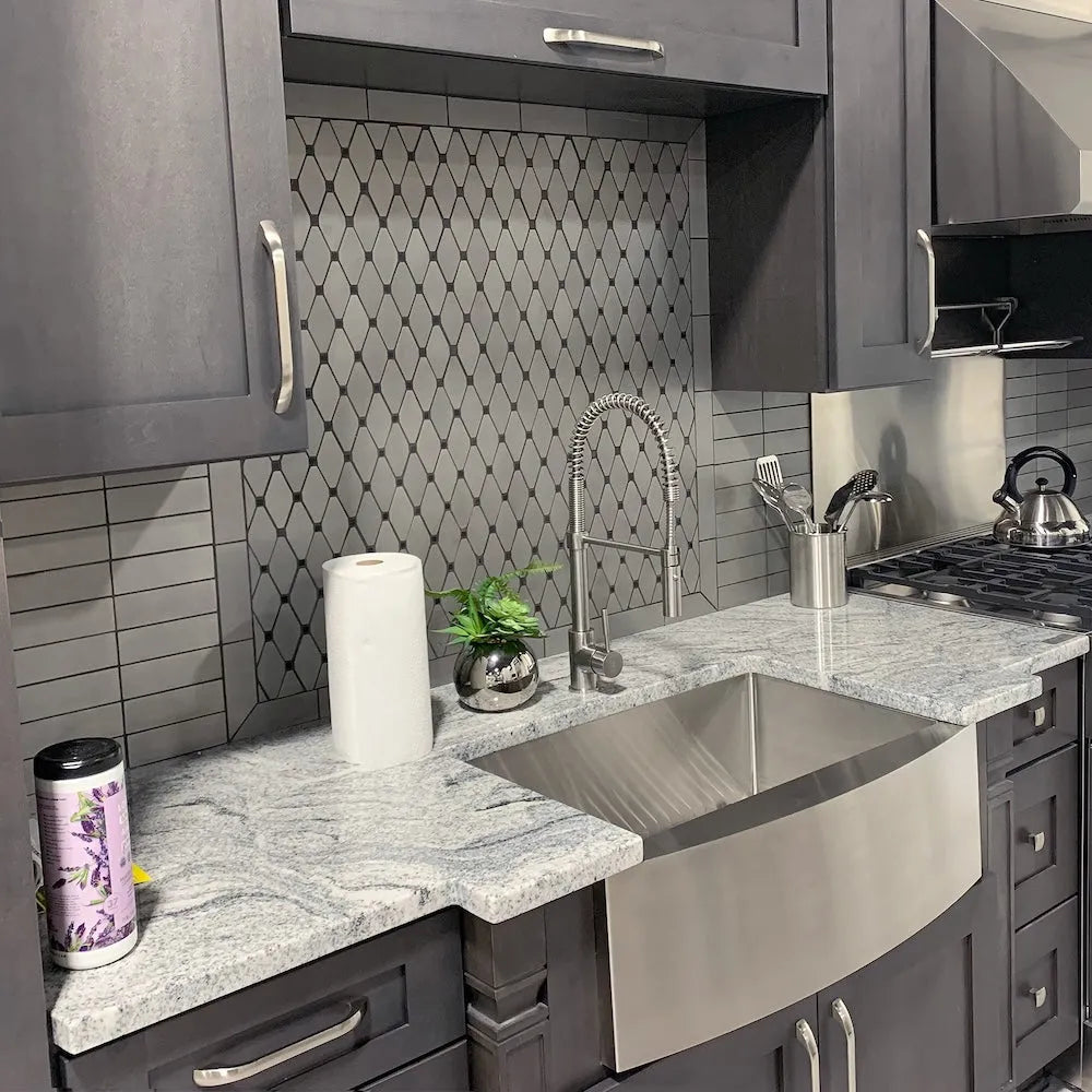 ZLINE 30 in. Zermatt Farmhouse Apron Mount Single Bowl Kitchen Sink with Bottom Grid and Color Options (SAS-30)