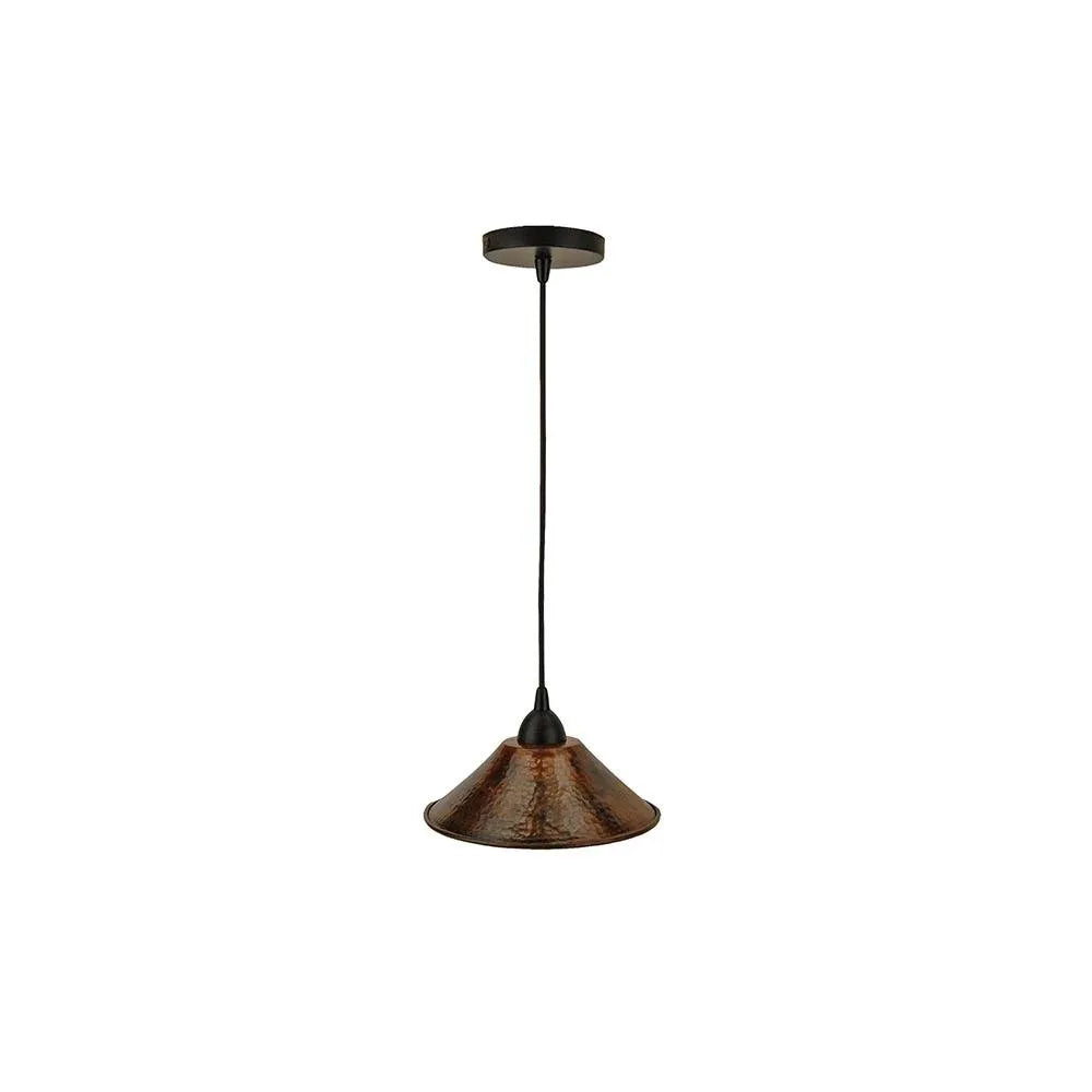 Premier Copper Hammered Copper Cone Pendant Lights