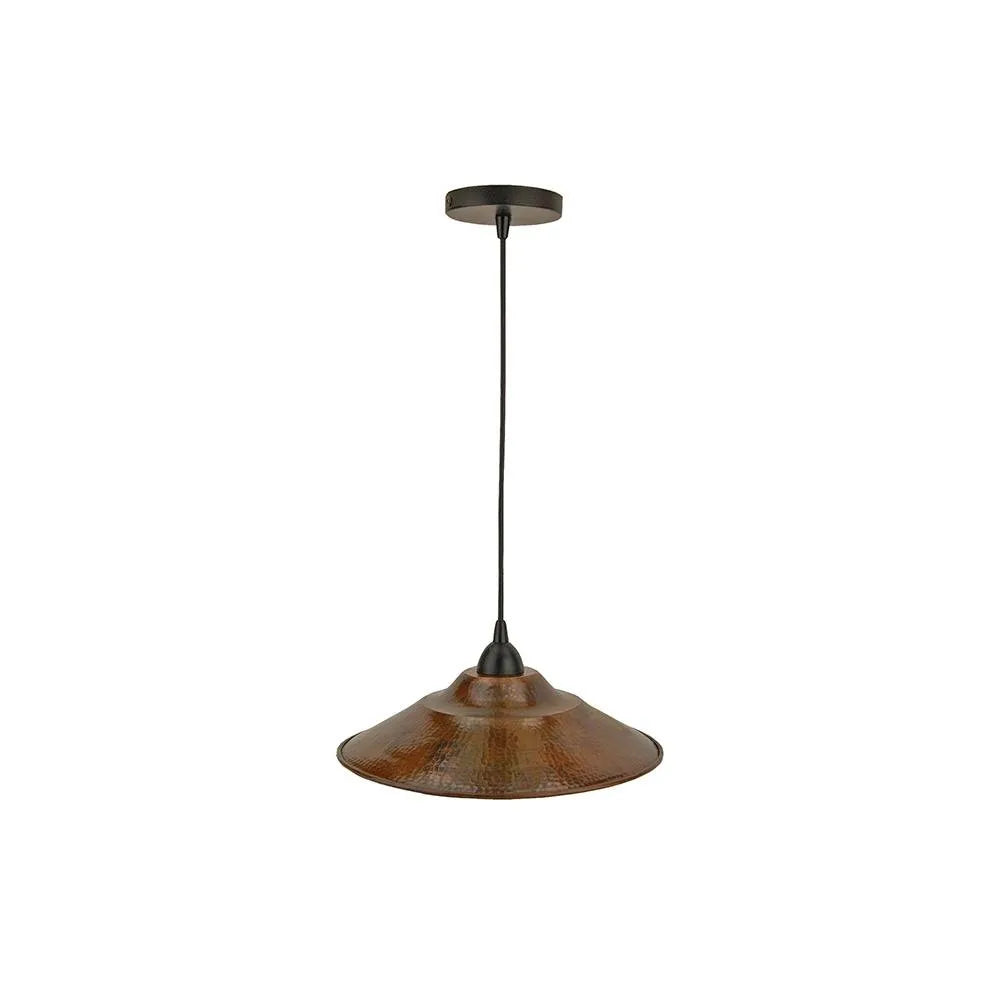 Premier Copper Hammered Copper Cone Pendant Lights