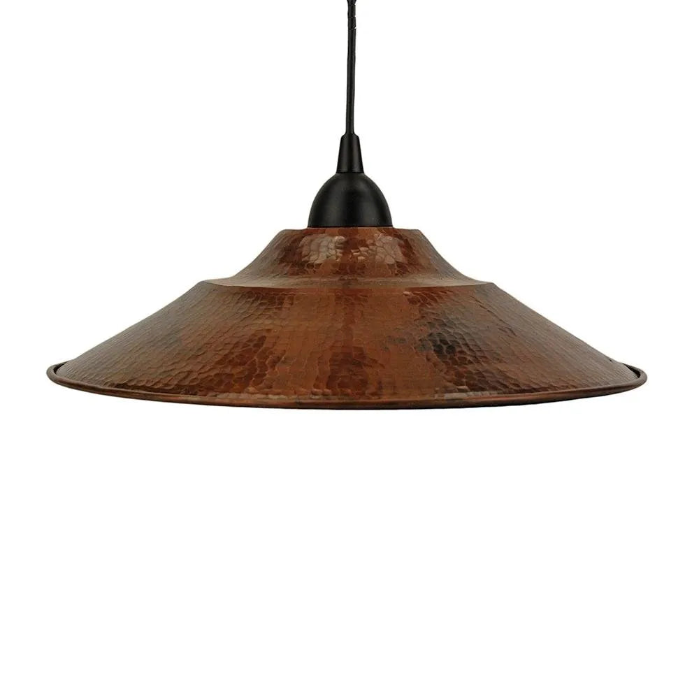 Premier Copper Hammered Copper Cone Pendant Lights