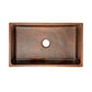 Premier Copper Hammered Copper Single Basin Kitchen Sink