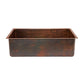 Premier Copper Hammered Copper Single Basin Kitchen Sink