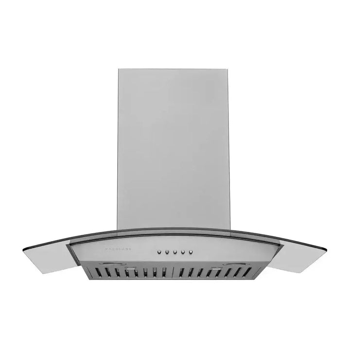 Hauslane Chef Convertible Stainless Steel and Glass Wall Mount Range Hood with Size Options (WM-630SS)
