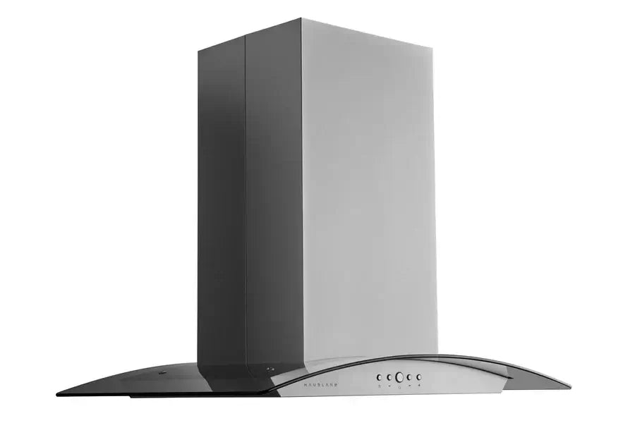 Hauslane Chef Convertible Stainless Steel Island Mount Range Hood (IS-200SS) side.