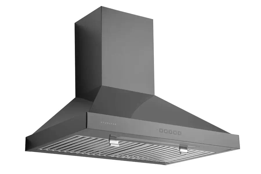 Hauslane Chef 30 in. Convertible Black Stainless Steel Wall Mount Range Hood (WM-590BSS-30) side.