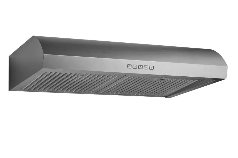 Hauslane Chef 30 in. Convertible Stainless Steel Under Cabinet Range Hood (UC-B018SS-30) side.