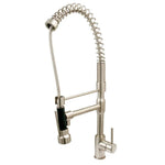 Kingston Brass Concord Single-Handle Pre-Rinse Kitchen Faucet, Brushed Nickel (KS8978DL) 