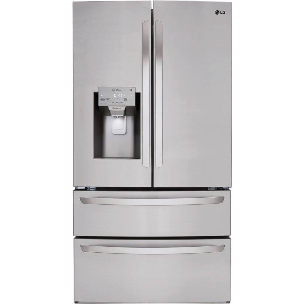 LG 4-Piece Kitchen Appliance Package with Range, French Door Refrigerator, Microwave, and Dishwasher (4KAP-LGLRLMLD30)