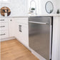 ZLINE Sierra Kitchen Faucet (SRA-KF) Chrome in a luxury kitchen.