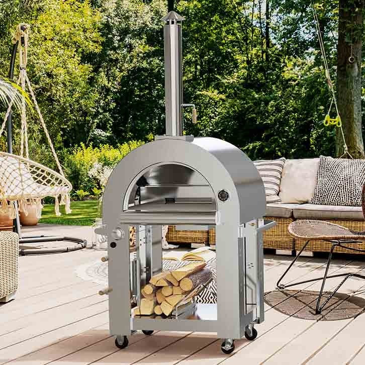 Outdoor propane pizza oven hotsell