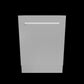 ZLINE 24 in. Tallac Series 3rd Rack Tall Tub Dishwasher in Stainless Steel, 51dBa (DWV-304-24) 3D model.