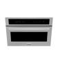 ZLINE 30 in. 1.2 cu. ft. Stainless Steel Built-In Microwave Drawer (MWD-30) 3D model.