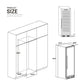 Empava 70 in. 171 Bottle Single Zone Wine Refrigerator (WC07S) 