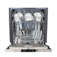 ZLINE 36 in. Kitchen Package with Satin Stainless Dual Fuel Range, Ducted Vent Range Hood and Dishwasher (3KP-RASRH36-DW)