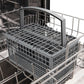 ZLINE 24 in. Stainless Steel Top Control Built-In Dishwasher with Stainless Steel Tub and Traditional Style Handle, 52dBa (DW-304-H-24)