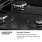 ZLINE 36 in. Classic Gas Rangetop with 6 Burners and Porcelain Cooktop in Black Stainless Steel (RTB2-36)