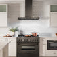 ZLINE 30 in. Convertible Vent Wall Mount Range Hood in Black Stainless Steel Handle, Open Box-Great Condition