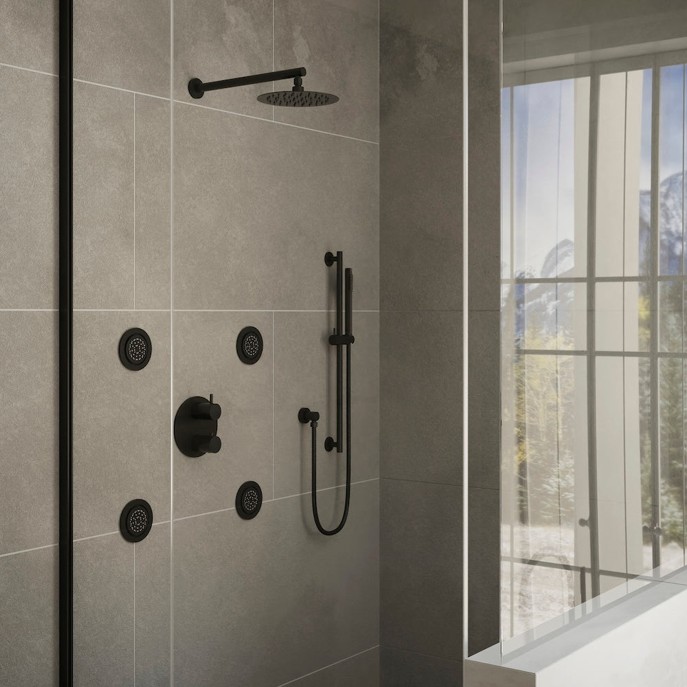 ZLINE Emerald Bay Thermostatic Shower System with Body Jets (EMBY-SHS-T3)