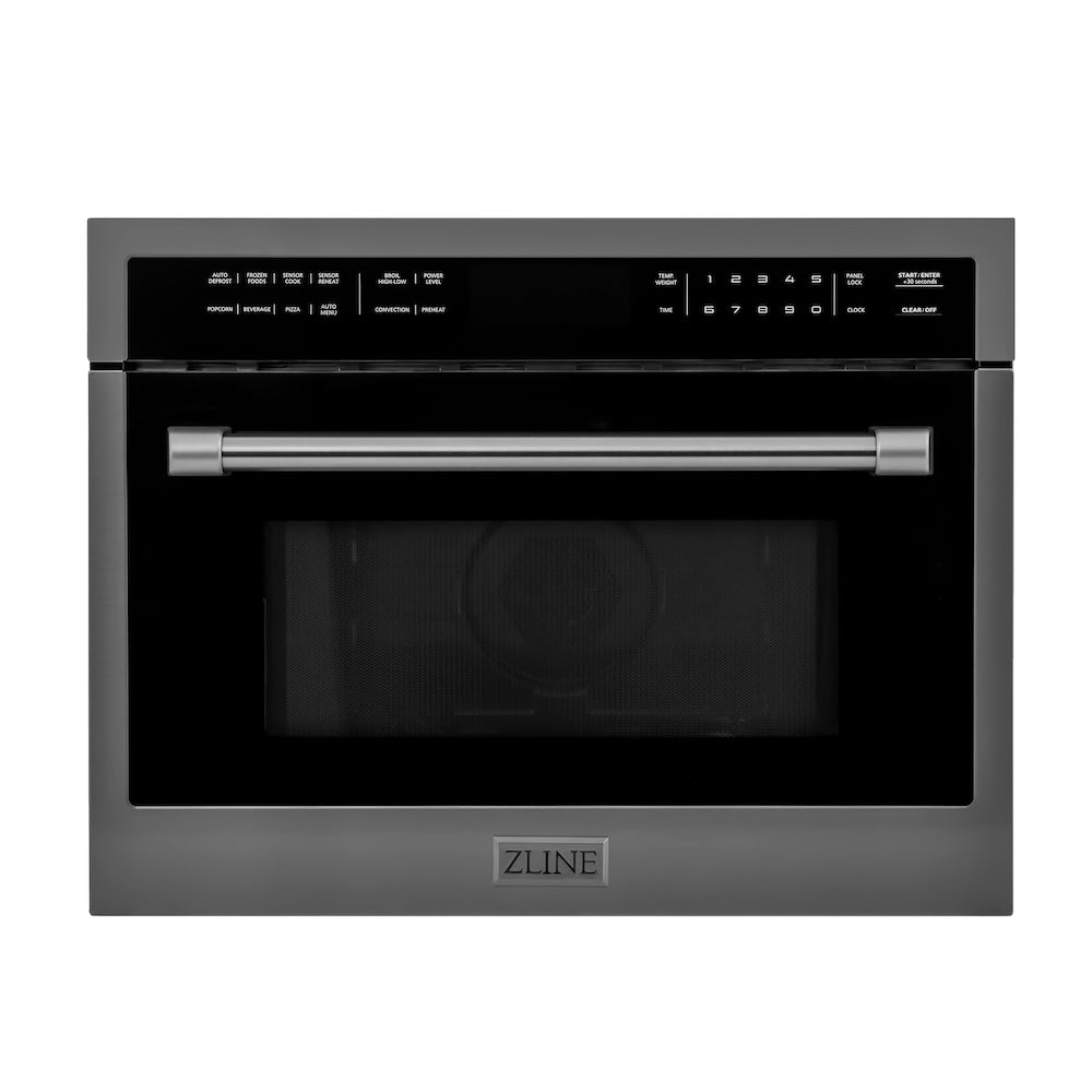 ZLINE 24 in. Stainless Steel Built-in Convection Microwave Oven with Speed and Sensor Cooking (MWO-24)
