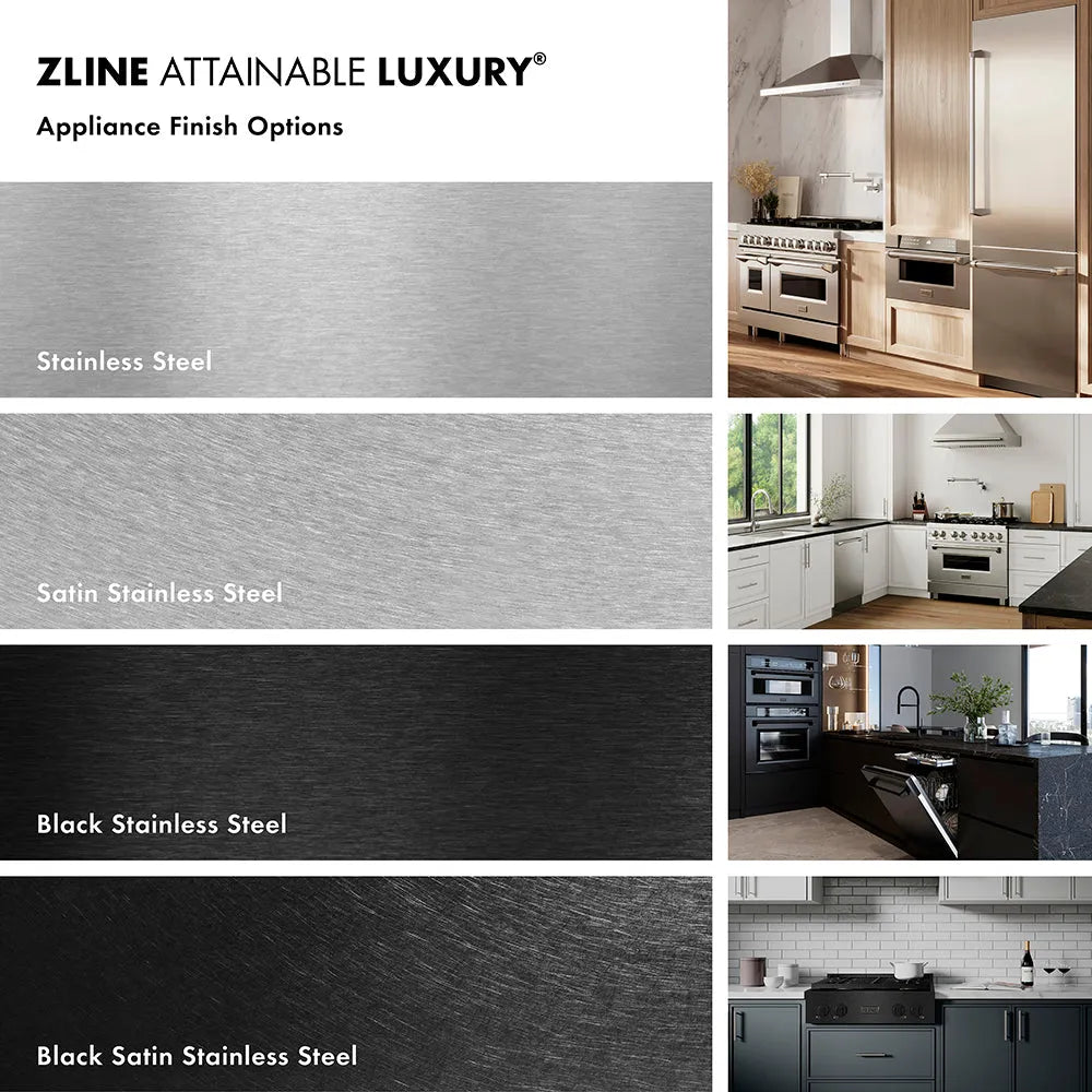 ZLINE 36 in. 5.2 cu. ft. Classic Gas Range with 6 Burner DuoPro™ Cooktop and Convection Gas Oven in Black Stainless Steel, Open Box-Good Condition