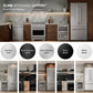 ZLINE Autograph Edition 24 in. Monument Series 3rd Rack Dishwasher with Auto Door Open Drying, 44dBa, Panel Ready with Matte Black Handle (DWMTZ-24-MB)