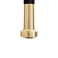 ZLINE Autograph Edition Apollo Pull Down Spring Single Handle Kitchen Faucet in Matte Black and Champagne Bronze (APL-KF-ZMBCB)