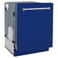  ZLINE 24 in. Monument Dishwasher with Blue Gloss Panel (DWMT-BG-24) Side View