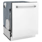 ZLINE 24 in. Monument Series Dishwasher with White Matte Panel (DWMT-WM-24) Side View