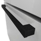 ZLINE Autograph Edition 36 in. 28.9 cu. ft. Standard-Depth French Door External Water Dispenser Refrigerator with Dual Ice Maker in Fingerprint-Resistant Stainless Steel and Matte Black Modern Handles (RSMZ-W-36-FMB)