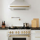 ZLINE Autograph Edition Gemini Pot Filler in Brushed Nickel and Champagne Bronze (GEM-FPF-ZBNCB) lifestyle, front.