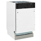 ZLINE Autograph Edition 18" Panel Ready Tallac dishwasher side.