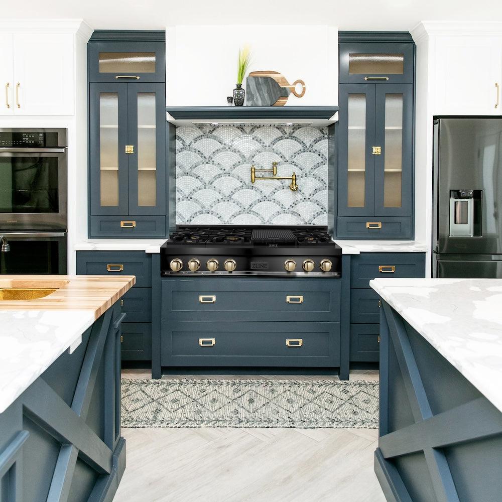 Black and Gold Appliances