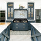 ZLINE Autograph Edition 48 in. Legacy Gas Rangetop with 7 Burners and Porcelain Cooktop in Black Stainless Steel with Polished Gold Accents, Open Box-Good Condition