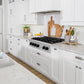ZLINE Autograph Edition 30 in. Legacy Gas Rangetop with 4 Burners and Porcelain Cooktop in Satin Stainless Steel with Matte Black Accents, Open Box-Good Condition