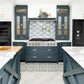 ZLINE Autograph Edition 48 in. Legacy Gas Rangetop with 7 Burners and Porcelain Cooktop in Satin Stainless Steel with Champagne Bronze Accents, Open Box-Good Condition